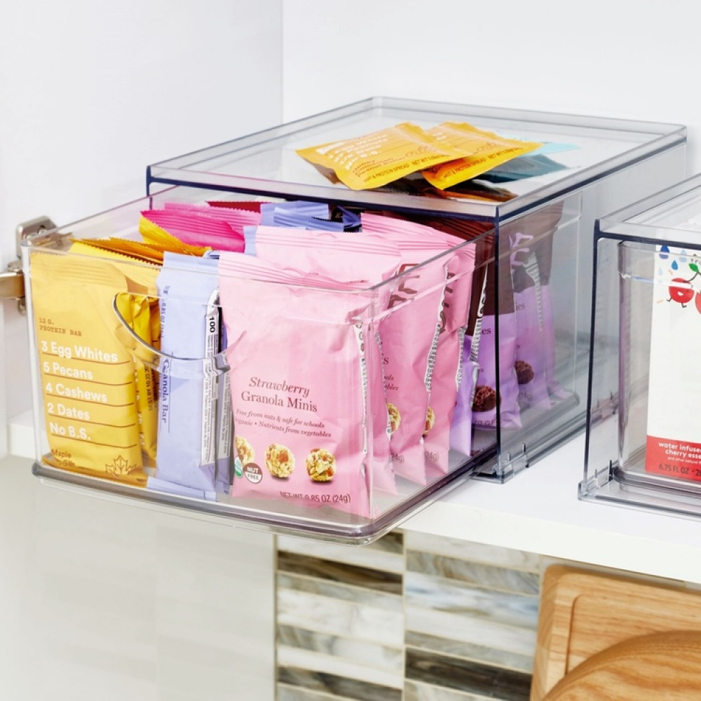 Drawer, RPET CABINET BIN DRAWER, 26,5 x 22,4 x H 14,6 cm, Transparent in the group Storage / Kitchen storage / Kitchen cabinet organizers at SmartaSaker.se (43172)