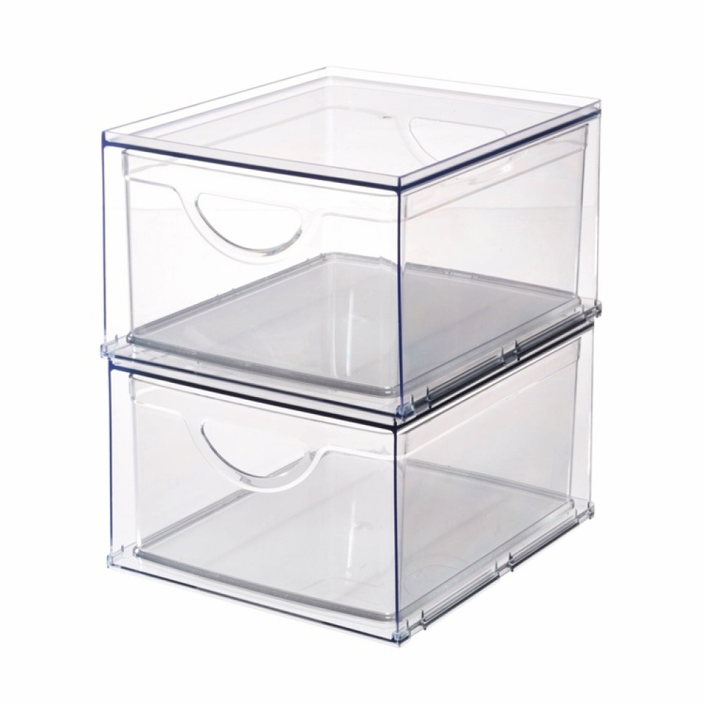 Drawer, RPET CABINET BIN DRAWER, 26,5 x 22,4 x H 14,6 cm, Transparent in the group Storage / Kitchen storage / Kitchen cabinet organizers at SmartaSaker.se (43172)
