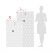 Vacuum bag with hanger, ESPACE PLUS, Short 70 x 105 cm + Long 70 x 145 cm, Transparent Vacuum bag with hanger, ESPACE PLUS, Short 70 x 105 cm + Long 70 x 145 cm, Transparent