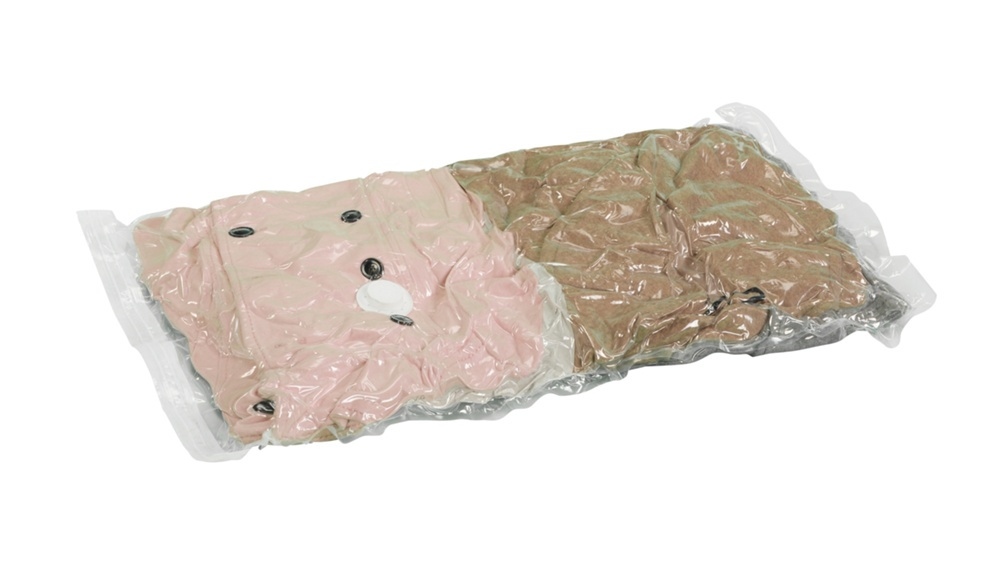 Vacuum bags Flat, Set of 2, WENKO BAG, Large, 90 x 55 cm, Clear in the group Storage / Wardrobe storage / Vacuum storage / Compact vacuum bags at SmartaSaker.se (43178)