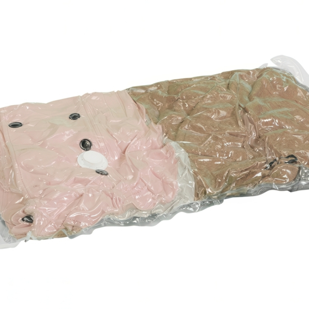 Vacuum bags Flat, Set of 2, WENKO BAG, Large, 90 x 55 cm, Clear in the group Storage / Wardrobe storage / Vacuum storage / Compact vacuum bags at SmartaSaker.se (43178)
