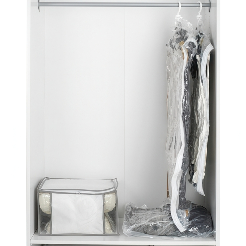 Vacuum bags Flat, Set of 2, WENKO BAG, Large, 90 x 55 cm, Clear in the group Storage / Wardrobe storage / Vacuum storage / Compact vacuum bags at SmartaSaker.se (43178)