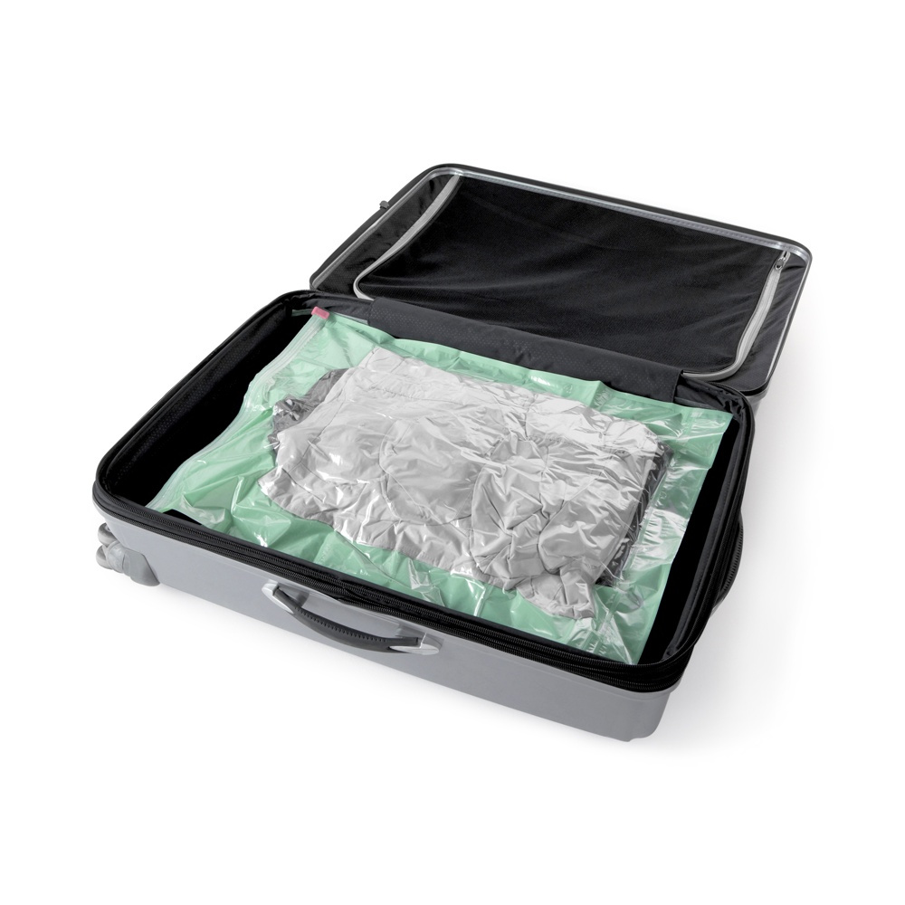 Vacuum bags, Set of 2, MANUAL ROLL-UP, Large, 70 x 55cm, / Green in the group Storage / Wardrobe storage / Vacuum storage / Manual vacuum bags at SmartaSaker.se (43183)