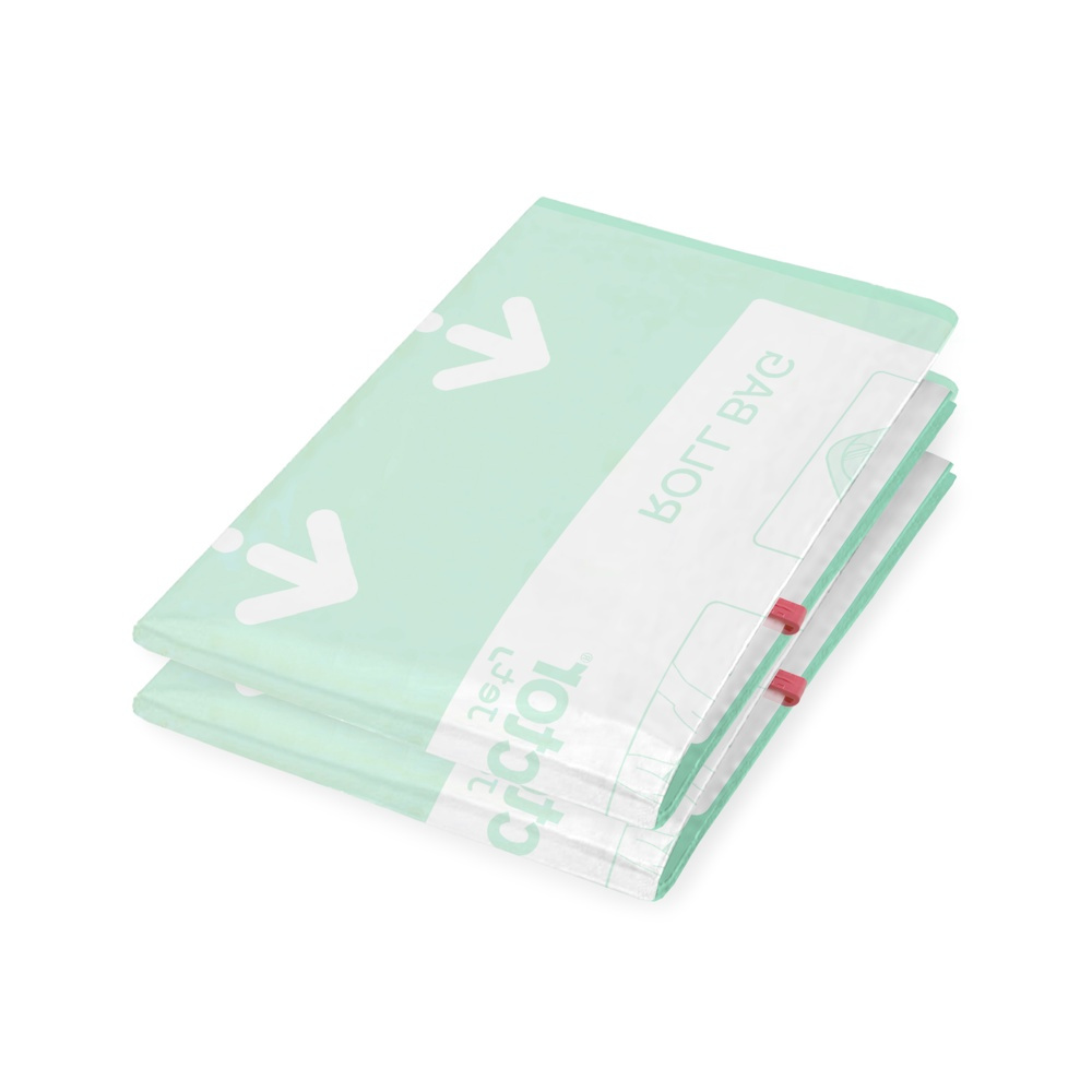 Vacuum bags, Set of 2, MANUAL ROLL-UP, Large, 70 x 55cm, / Green in the group Storage / Wardrobe storage / Vacuum storage / Manual vacuum bags at SmartaSaker.se (43183)