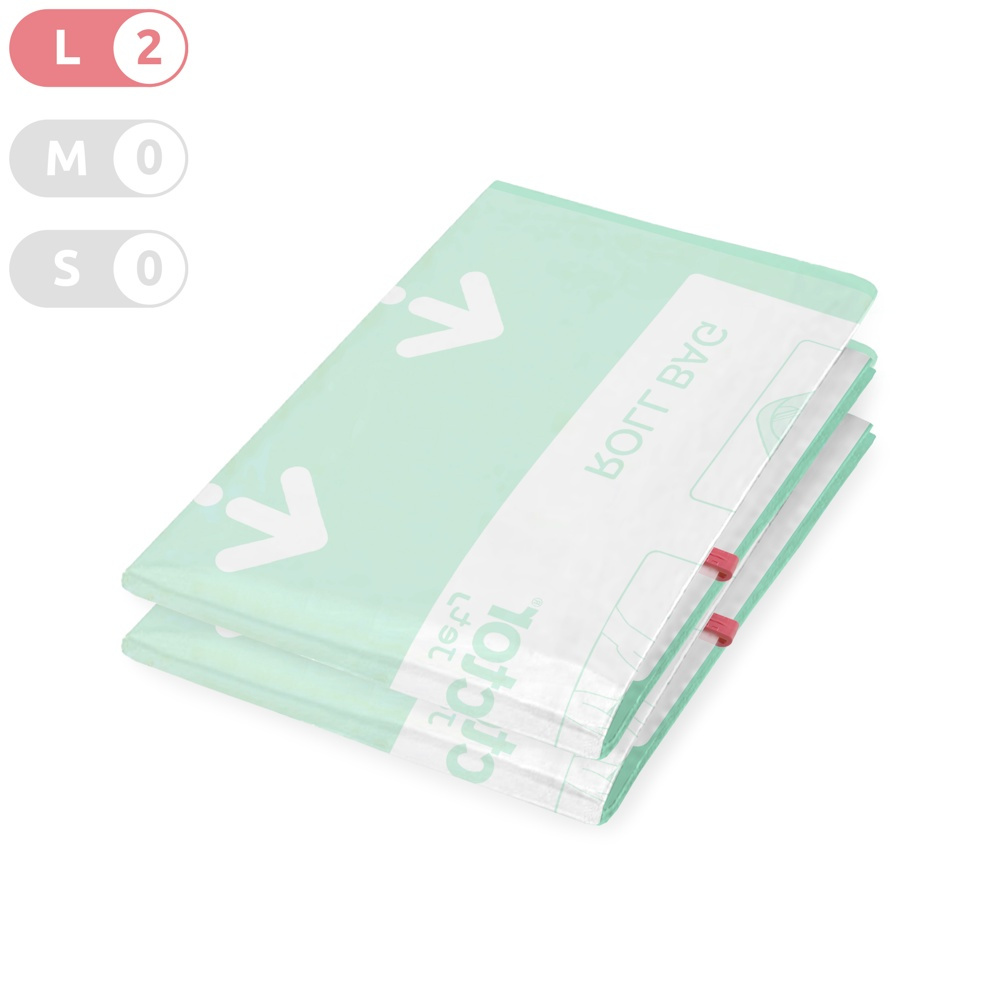 Vacuum bags, Set of 2, MANUAL ROLL-UP, Large, 70 x 55cm, / Green in the group Storage / Wardrobe storage / Vacuum storage / Manual vacuum bags at SmartaSaker.se (43183)