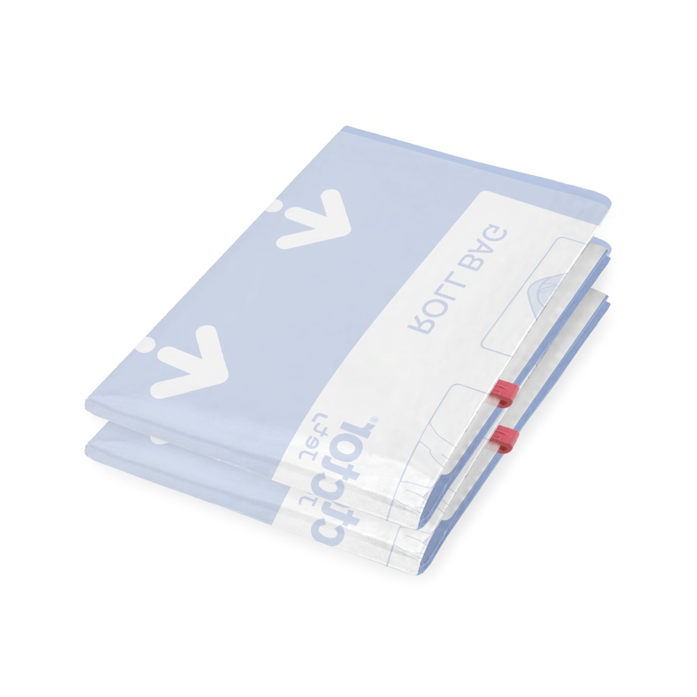 Vacuum bags, Set of 2, MANUAL ROLL-UP, Medium, 65 x 45 cm, Clear / Blue in the group Storage / Wardrobe storage / Vacuum storage / Manual vacuum bags at SmartaSaker.se (43184)