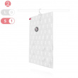 Vacuum bag with hanger, ESPACE SHORT, 70 x 105 cm, Transparent Vacuum bag with hanger, ESPACE SHORT, 70 x 105 cm, Transparent