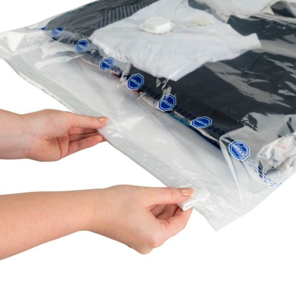 Vacuum bag with hanger, RAUMSPAR XL, 70 x H 145 cm, Clear in the group Storage / Wardrobe storage / Vacuum storage / Hanging vacuum bags at SmartaSaker.se (43191)