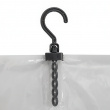 Vacuum bag with hanger, SAC COMPRESSEUR, 69 x H 138 cm, Clear Vacuum bag with hanger, SAC COMPRESSEUR, 69 x H 138 cm, Clear
