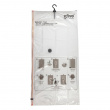 Vacuum bag with hanger, SAC COMPRESSEUR, 69 x H 138 cm, Clear Vacuum bag with hanger, SAC COMPRESSEUR, 69 x H 138 cm, Clear
