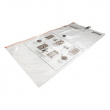 Vacuum bag with hanger, SAC COMPRESSEUR, 69 x H 138 cm, Clear Vacuum bag with hanger, SAC COMPRESSEUR, 69 x H 138 cm, Clear