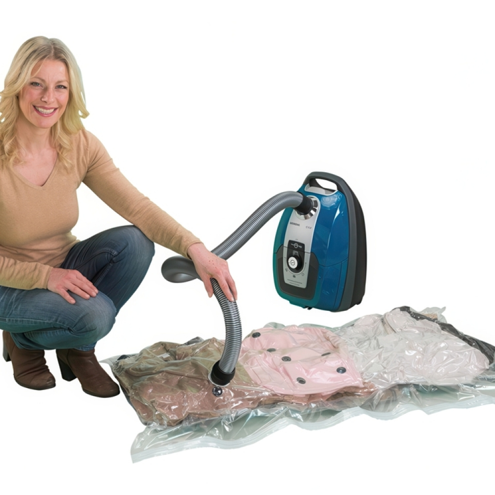 Vacuum bag Flat, XL SEASONAL BAGS BAG, 135 x 90 cm, Clear in the group Storage / Wardrobe storage / Vacuum storage / Compact vacuum bags at SmartaSaker.se (43196)