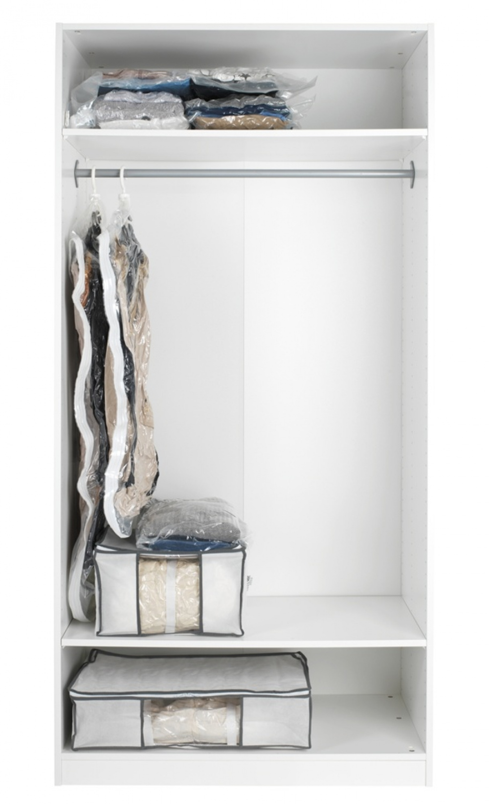 Vacuum bag Flat, XL SEASONAL BAGS BAG, 135 x 90 cm, Clear in the group Storage / Wardrobe storage / Vacuum storage / Compact vacuum bags at SmartaSaker.se (43196)