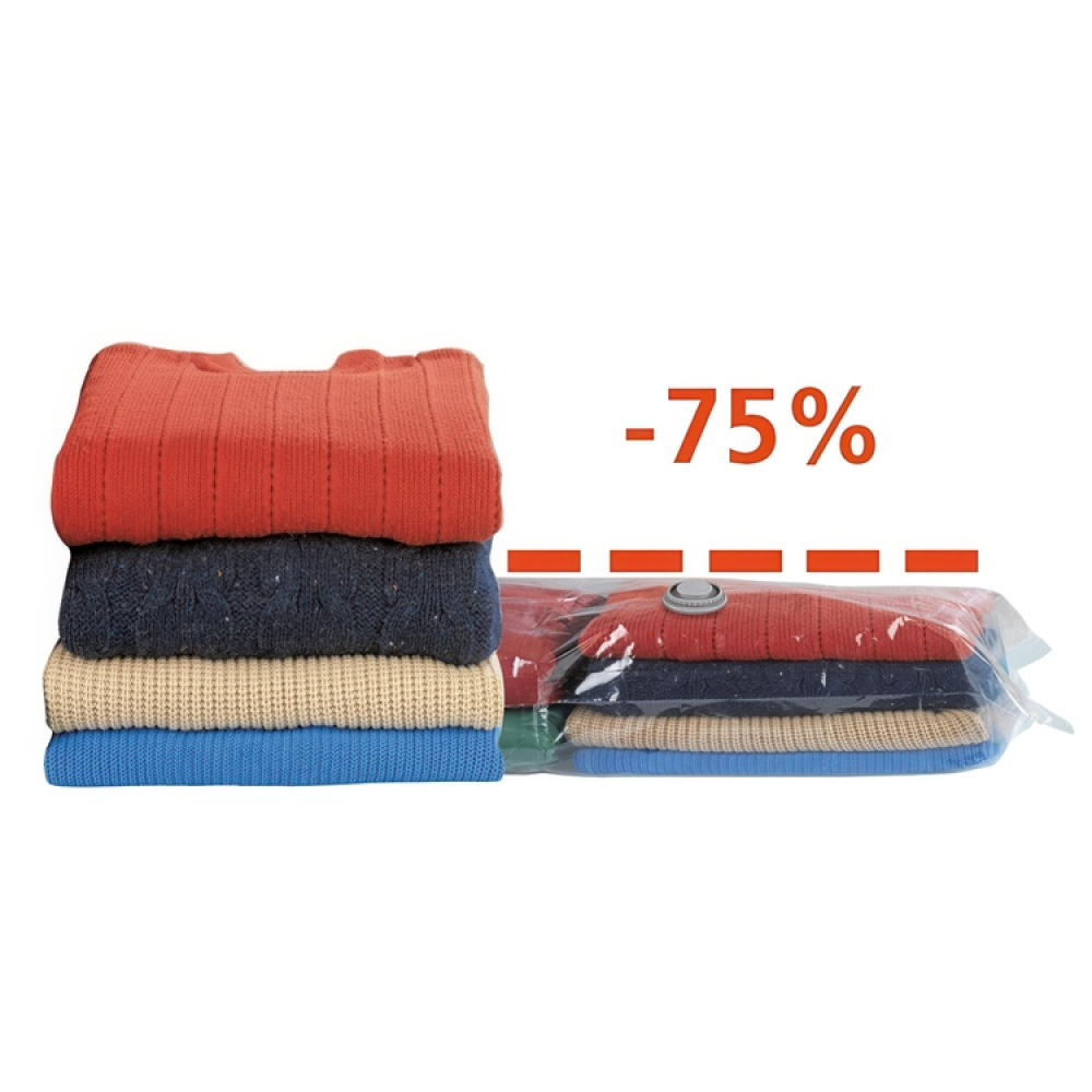 Vacuum bag Flat, XL SEASONAL BAGS BAG, 135 x 90 cm, Clear in the group Storage / Wardrobe storage / Vacuum storage / Compact vacuum bags at SmartaSaker.se (43196)