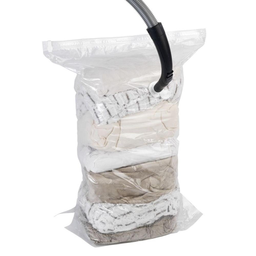 Vacuum bag, CUBE LARGE, 70 x 35 x H 100 cm, Clear in the group Storage / Wardrobe storage / Vacuum storage / Manual vacuum bags at SmartaSaker.se (43198)