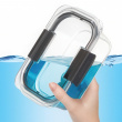 Waterproof lunch box, 2000ml, BRILLIANCE LARGE, 28 x 19 x H 7 cm, Sistema, Clear / Black Waterproof lunch box, 2000ml, BRILLIANCE LARGE, 28 x 19 x H 7 cm, Sistema, Clear / Black
