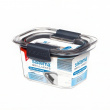 Leakproof food storage, 380 ml, BRILLIANCE SMALL, Sistema, Clear / Black Leakproof food storage, 380 ml, BRILLIANCE SMALL, Sistema, Clear / Black