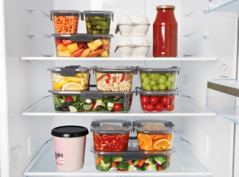 Leakproof food storage, 380 ml, BRILLIANCE SMALL, Sistema, Clear / Black in the group Storage / Kitchen storage / Food containers at SmartaSaker.se (43209)