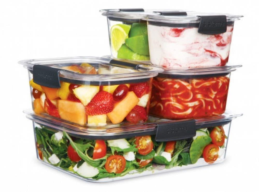 Leakproof food storage, 380 ml, BRILLIANCE SMALL, Sistema, Clear / Black in the group Storage / Kitchen storage / Food containers at SmartaSaker.se (43209)