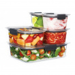 Leakproof food storage, 920 ml, BRILLIANCE MEDIUM, Sistema, Clear / Black Leakproof food storage, 920 ml, BRILLIANCE MEDIUM, Sistema, Clear / Black
