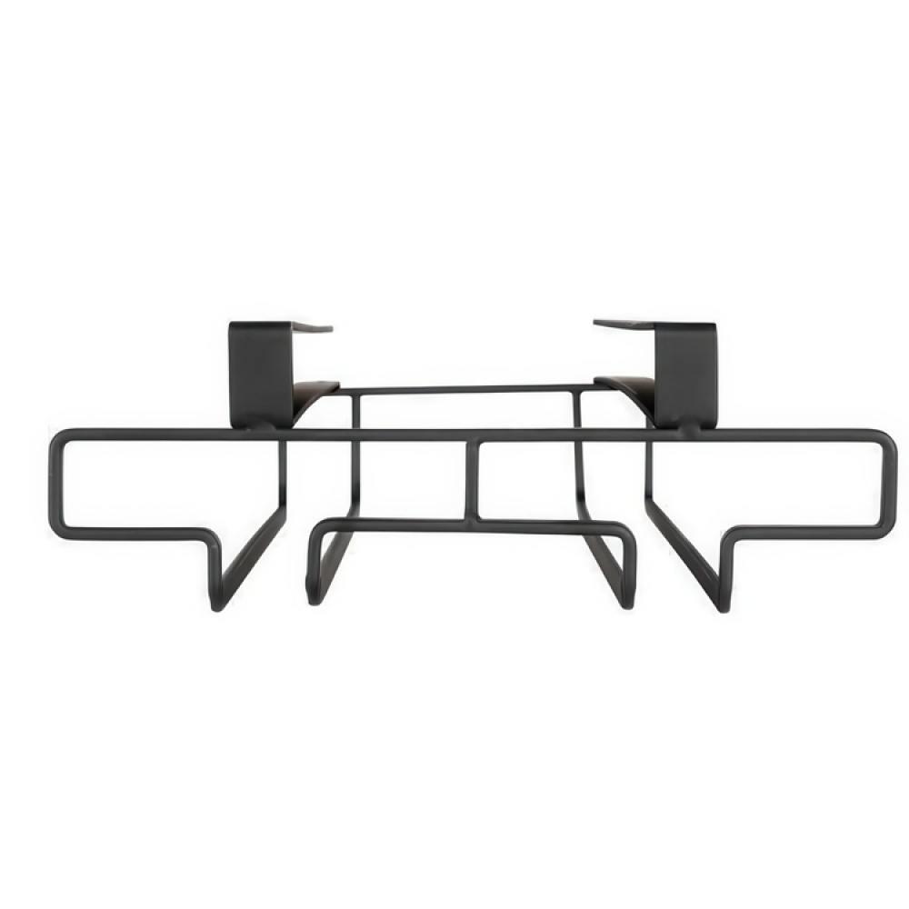 Under Cupboard Rack, DOUBLE WINE GLASS HANGER, Black in the group Storage / Kitchen storage / Kitchen cabinet organizers / Under sink storage at SmartaSaker.se (43220)
