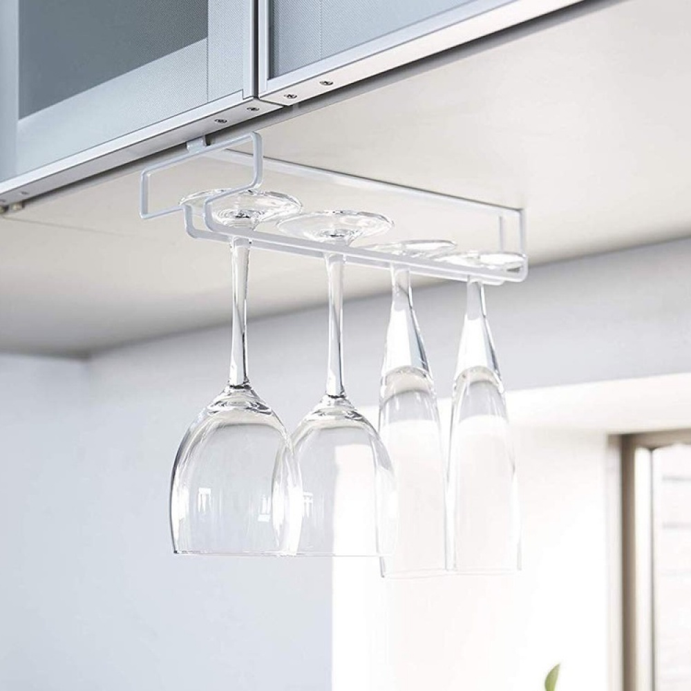 Under Cupboard Rack, TOWER WINE GLASS HANGER, Yamazaki in the group Storage / Kitchen storage / Kitchen cabinet organizers / Under sink storage at SmartaSaker.se (43221)