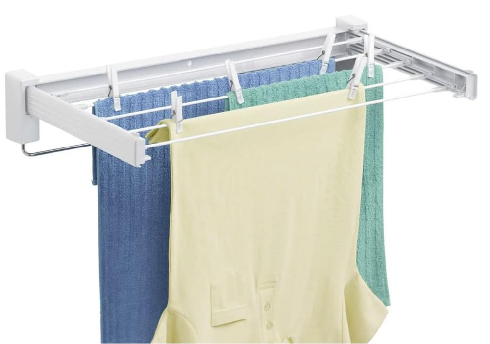 Wall mount Drying lines, BUTTERFLY, 3,5 m , White in the group Storage / Laundry and care / Drying racks at SmartaSaker.se (43228)