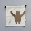 Wall hanger from recycled metal, WILD BEAR, 20 x H 18,5, Brown Wall hanger from recycled metal, WILD BEAR, 20 x H 18,5, Brown