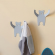 Wall hanger from recycled metal, WILD KOALA, 18,5 x 20 cm, Grey Wall hanger from recycled metal, WILD KOALA, 18,5 x 20 cm, Grey