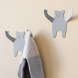 Wall hanger from recycled metal, WILD KOALA, 18,5 x 20 cm, Grey Wall hanger from recycled metal, WILD KOALA, 18,5 x 20 cm, Grey