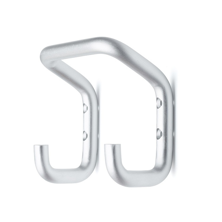 Utility hook in Aluminum , TELLUS LARGE, 8 x 13,5 x H 12 cm, Silver in the group Storage / Hallway storage / Hooks and hangers at SmartaSaker.se (43234)