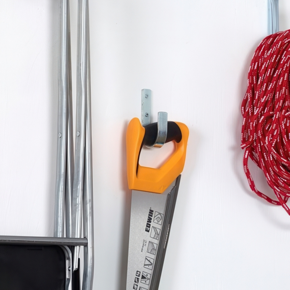 Universal hook, Medium, HABO, 5,5 x H 11 cm, Silver in the group Storage / Storage room and garage / Utensil holders at SmartaSaker.se (43236)