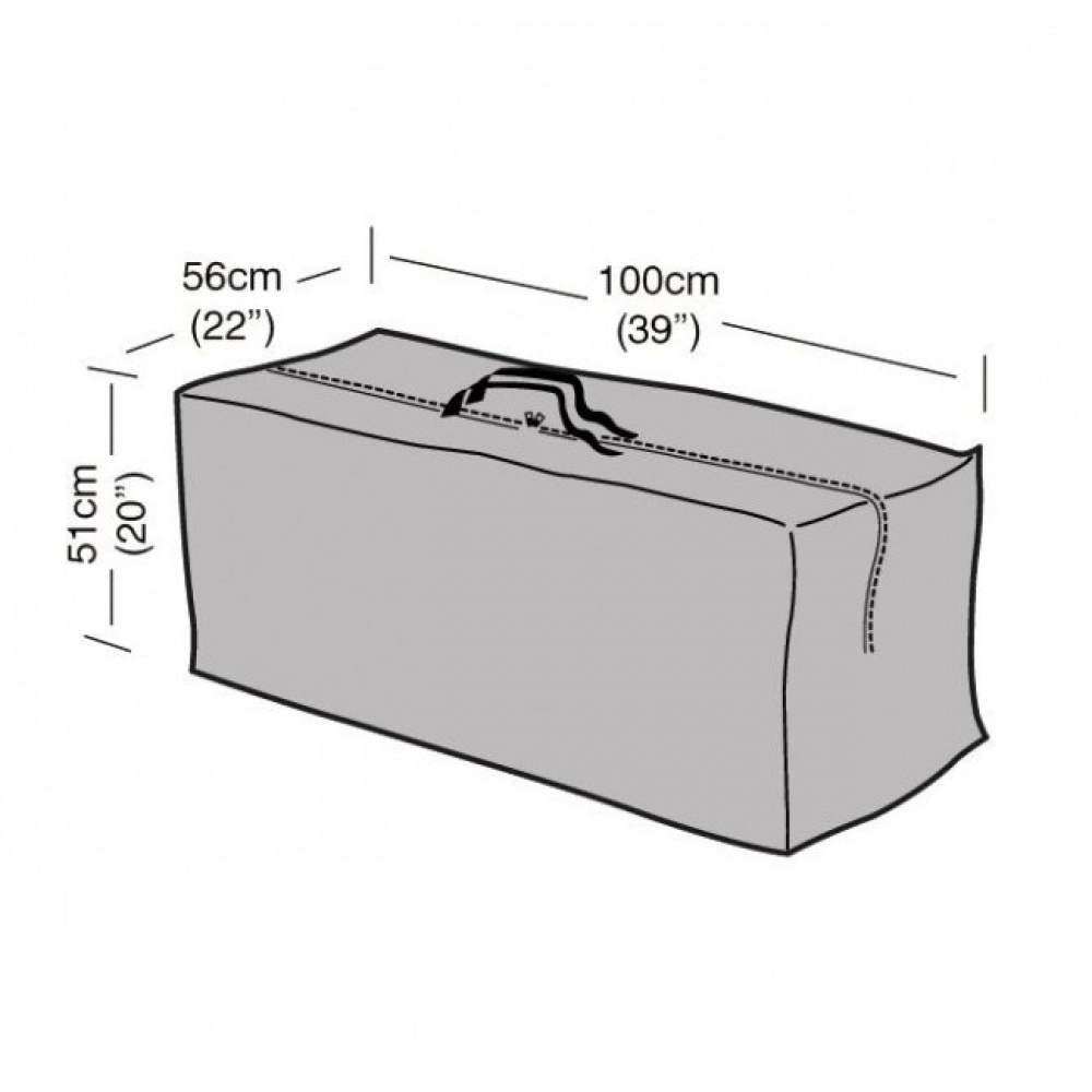 Cushion bag, PREMIUM SUPER TOUGH, 100 x 56 x H 51 cm, Garland, Black in the group Storage / Storage room and garage / Storage bags at SmartaSaker.se (43245)