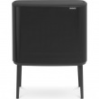 Recycling station on legs, 2 inserts, BRABANTIA BO TOUCH, 23 + 11 L, Black Recycling station on legs, 2 inserts, BRABANTIA BO TOUCH, 23 + 11 L, Black