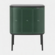 Recycling station on legs, 3 inserts, BRABANTIA BO TOUCH 3 x 11 L