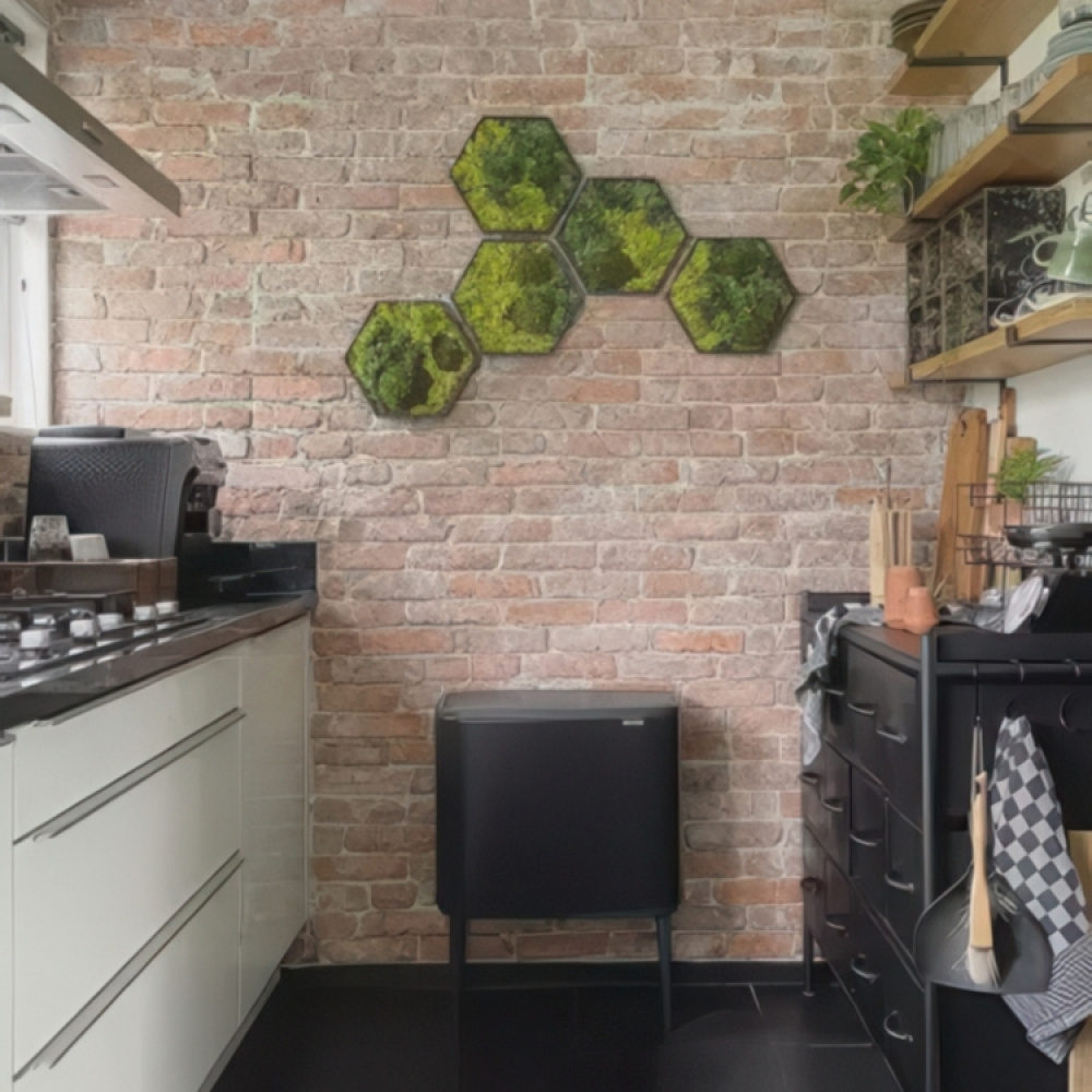 Recycling station on legs, 3 inserts, BRABANTIA BO TOUCH 3 x 11 L in the group Storage / Cleaning and waste sorting / Waste sorting at SmartaSaker.se (43256)