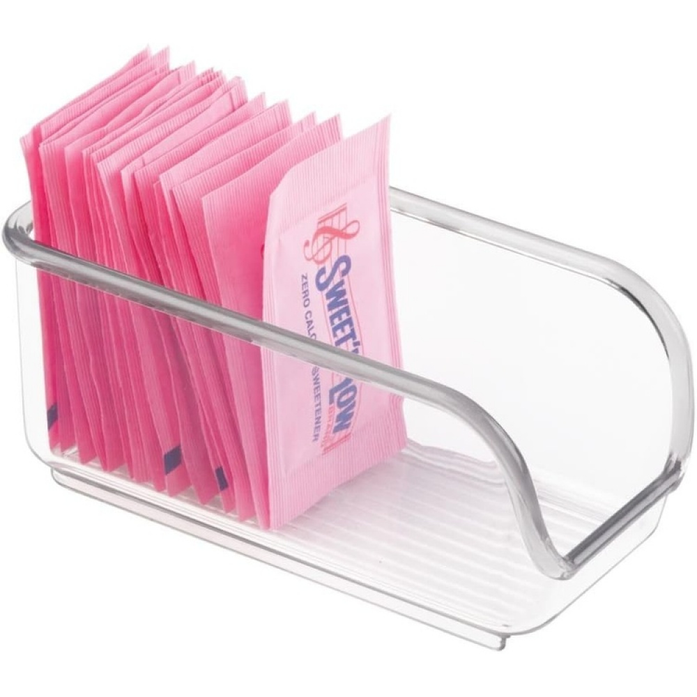 Sugar Sachet Holde, LINUS MINI ORGANIZER, 11,4 x 5,7 x H 5,1 cm, Transparent in the group Storage / Kitchen storage / Kitchen cabinet organizers at SmartaSaker.se (43260)