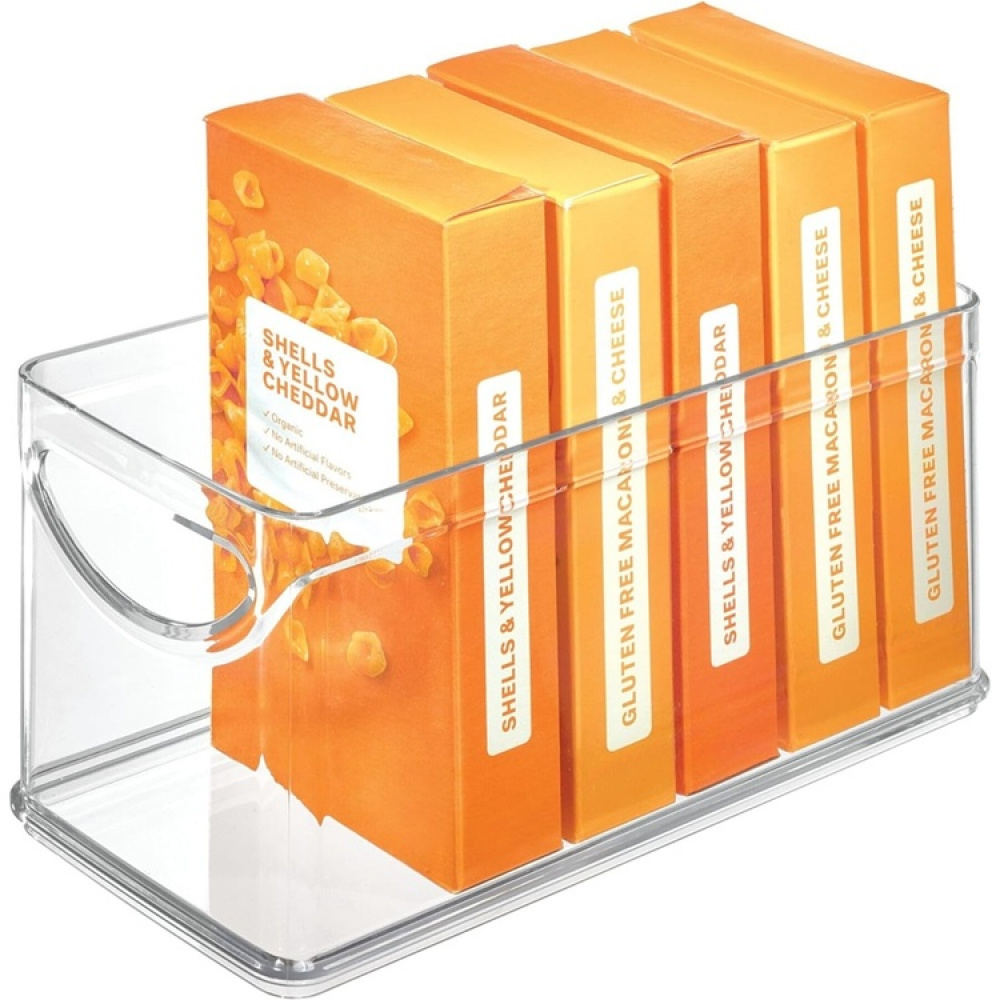 Storage Box in clear plastic, RPET CABINET BIN, 25,4 x 10,8 x H 12,7 cm, Transparent in the group Storage / Kitchen storage / Storage jars at SmartaSaker.se (43266)