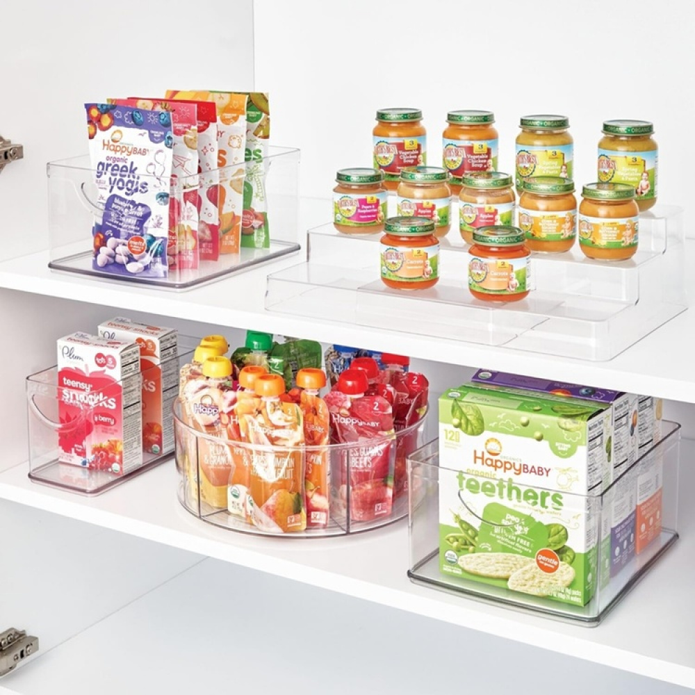 Storage Box in clear plastic, RPET CABINET BIN, 25,4 x 10,8 x H 12,7 cm, Transparent in the group Storage / Kitchen storage / Storage jars at SmartaSaker.se (43266)