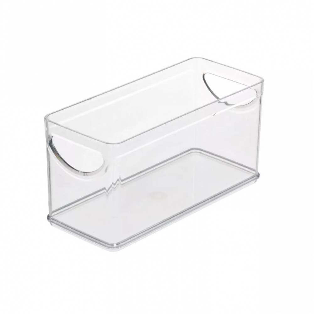 Storage Box in clear plastic, RPET CABINET BIN, 25,4 x 10,8 x H 12,7 cm, Transparent in the group Storage / Kitchen storage / Storage bins and jars at SmartaSaker.se (43266)