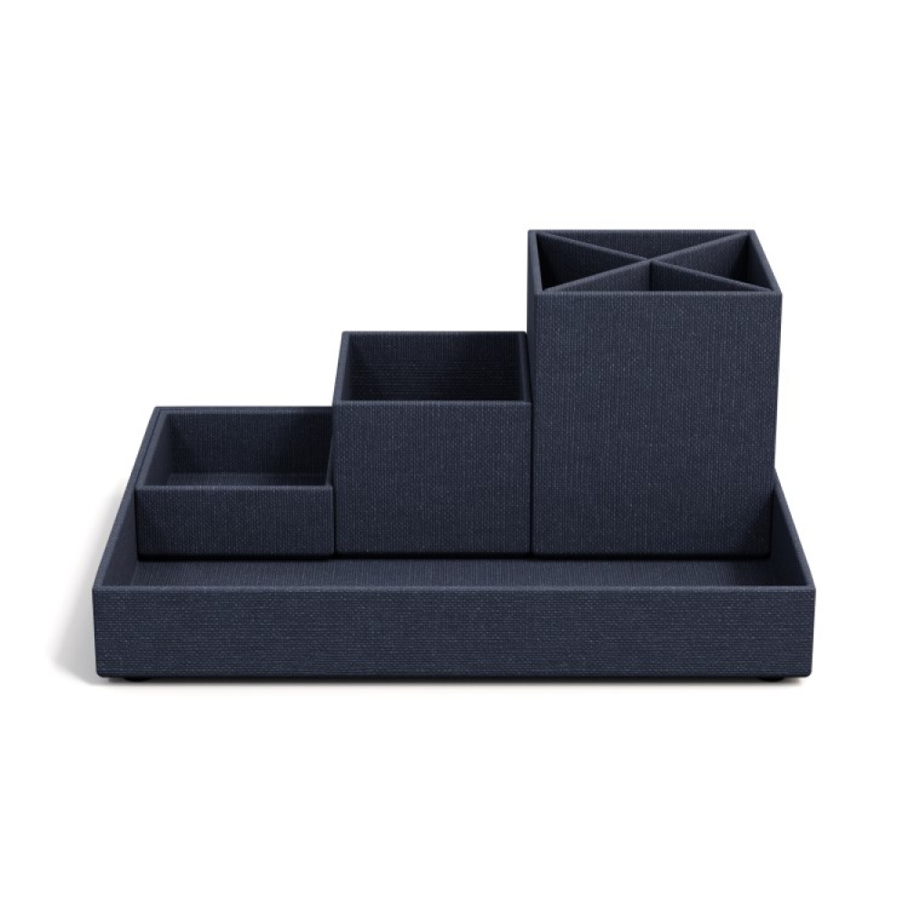 Desktop organizer, BIGSO LENA CANVAS, Blue in the group Storage / Office supplies at SmartaSaker.se (43274)