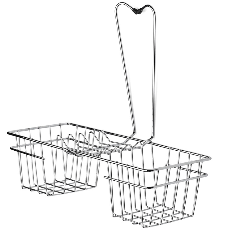 Hanging bathroom basket, HABO LAVENDER, 40 x 19,5 x H 37 cm, metal in the group Storage / Bathroom storage / Bath and shower caddies at SmartaSaker.se (43275)