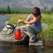 Collapsible bucket, Sea to Summit